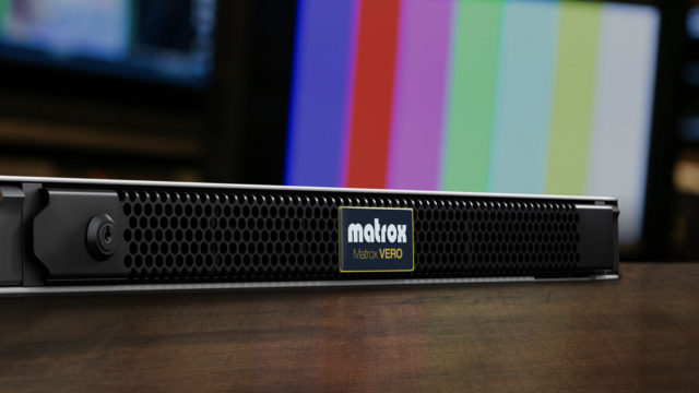 Le générateur de signal et de diagnostic VERO Matrox désormais compatible ST 2110 © DR