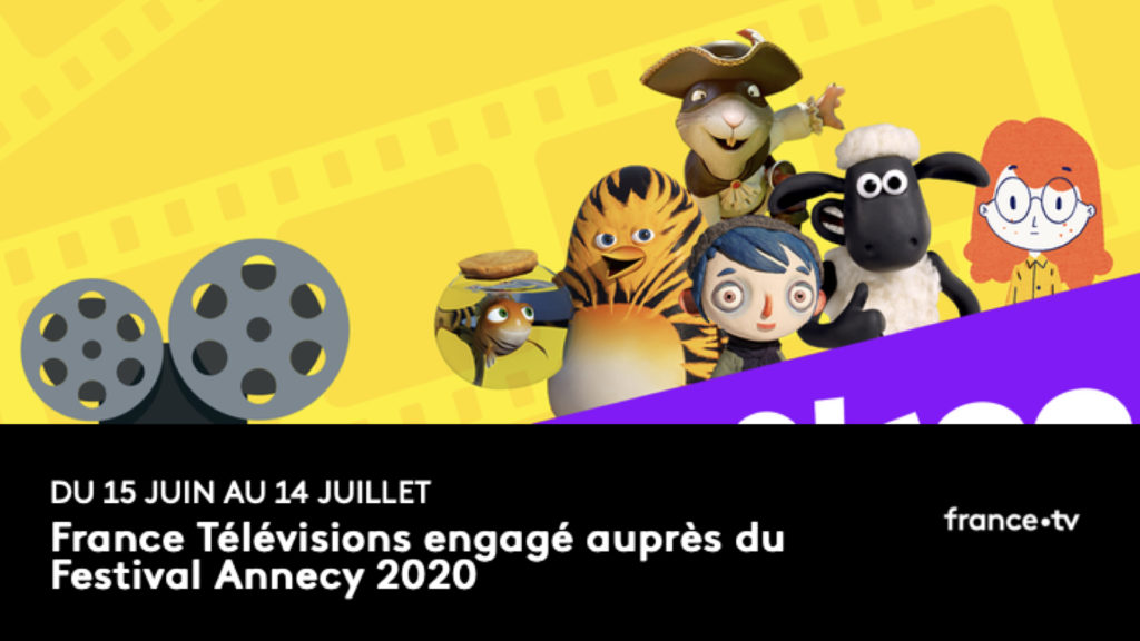 France Télévisions engagé auprès du festival d'Annecy 2020