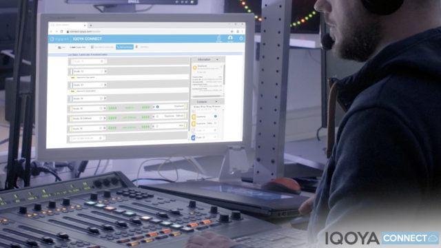 Relier techniciens et journalistes… le pari de Digigram avec l’interface IQOYA CONNECT © DR