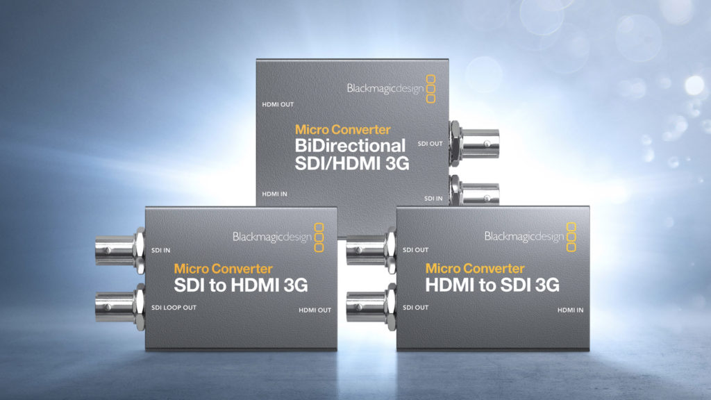 De nouveaux modèles de Micro Converter 3G chez Blackmagic Design © DR