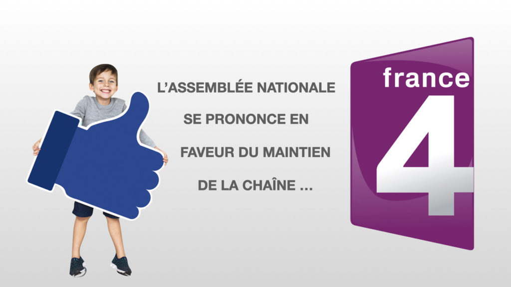 Sursis pour France 4 ? L’Assemblée Nationale se prononce en faveur de son maintien © DR