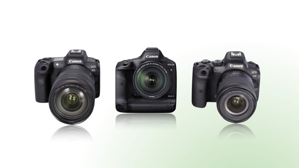 Flux photo et vidéo : Canon met à jour les firmwares de trois de ses boîtiers EOS pro © DR