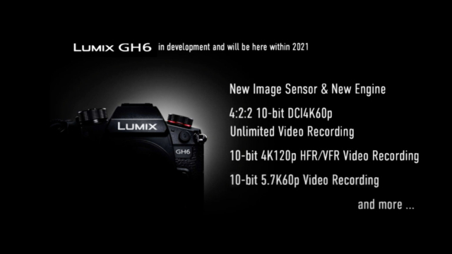 Le Lumix GH6 ... La prochaine caméra Lumix Panasonic à venir en 2021