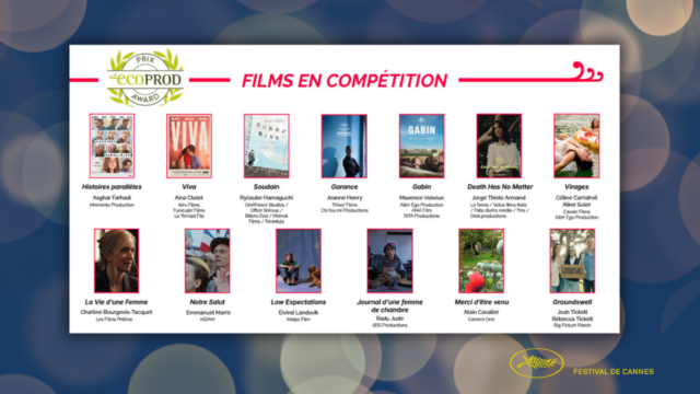 Prix Ecoprod 2026 : 13 films en lice à Cannes pour une production plus durable